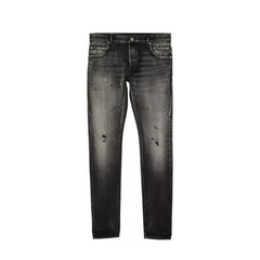Balmain Black Cotton Skinny Jeans