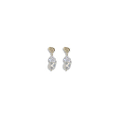 Magda Butrym Gold Pearl Earrings