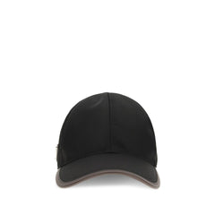 Prada Black Recycled Polyamide Cap (Baseball Hat)
