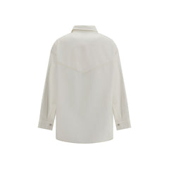 Agolde White Denim Shirt