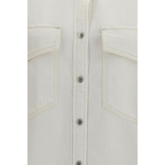 Agolde White Denim Shirt