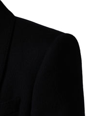 Dolce & Gabbana Black Single Breasted Trench Coat Jacket