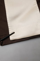 Dolce & Gabbana Brown Cream Lounge Belted Bathrobe Jacket