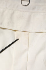 Dolce & Gabbana White Cotton Cargo Men Vest Coat Jacket