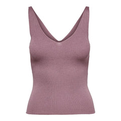 Jacqueline De Yong Purple Nylon Tank Tops