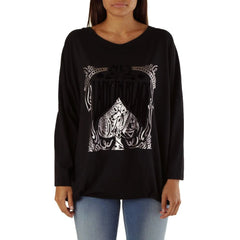 Met Black Viscose Sweatshirt