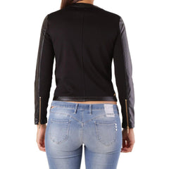 Met Black Viscose Biker Jacket