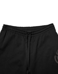 Dolce & Gabbana Black Logo Cotton Skinny Jogger Trouser Pants
