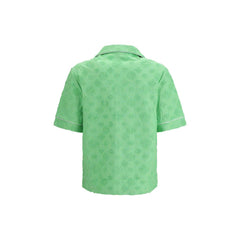 Casablanca Bicolor Cotton Shortsleeve Shirt