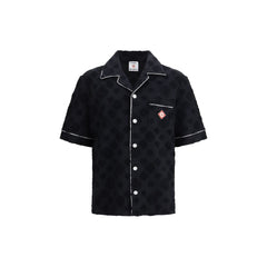 Casablanca Black Cotton Shortsleeve Shirt