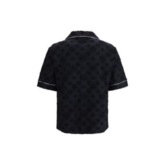 Casablanca Black Cotton Shortsleeve Shirt