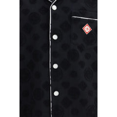 Casablanca Black Cotton Shortsleeve Shirt