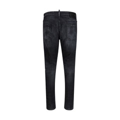 Dsquared² Black Cotton Jeans Denim