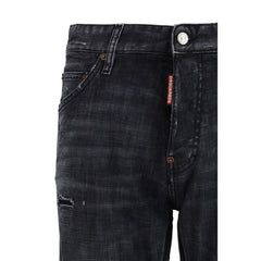 Dsquared² Black Cotton Jeans Denim