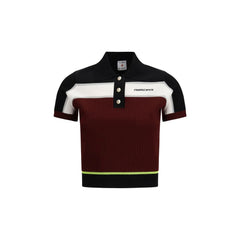 Casablanca Multicolor Viscose Polo Shirt