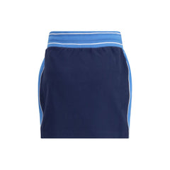 Casablanca Blue Cotton Mini Skirt