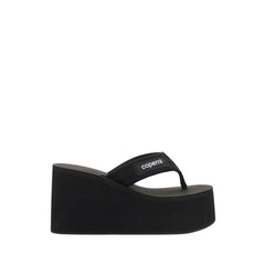 Coperni Black Polyamide Platform Sandals