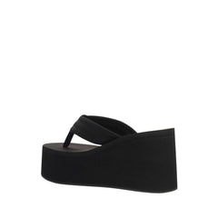 Coperni Black Polyamide Platform Sandals