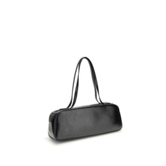 Khaite Black Calf Leather Bos Taurus Shoulder Bag