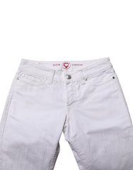 S.O.S White Low Waist Bootcut Denim Jeans