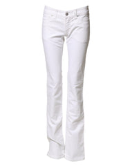 S.O.S White Low Waist Bootcut Denim Jeans