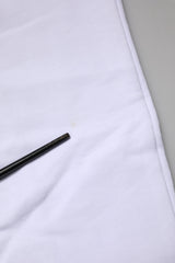 Frankie Morello Black White Skinny Jogger Sweatpants Pants