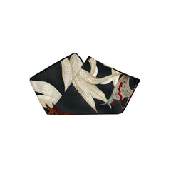 Borbonese Black Silk Women Scarf