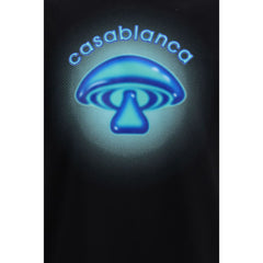 Casablanca Black Cotton T-Shirt