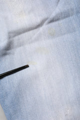 Dondup Light Blue Cotton Stretch Straight Denim Trouser Jeans