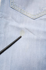 Dondup Light Blue Cotton Stretch Straight Denim Trouser Jeans