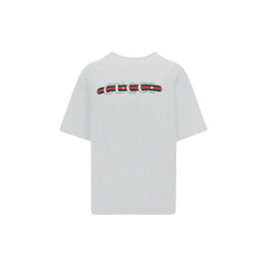 Gucci White Cotton T-Shirt
