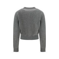 Chloé Gray Wool Cardigan