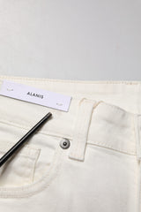 PT Torino White Cotton Mid Waist Skinny Denim Trouser Jeans