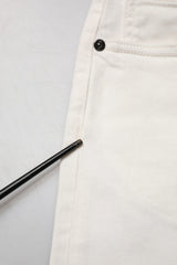 PT Torino White Cotton Mid Waist Skinny Denim Trouser Jeans