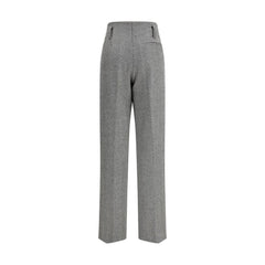 Forte_Forte Multicolor Fleece Wool Casual Pants