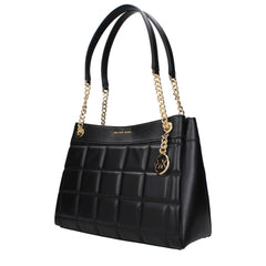 Michael Kors Black Leather Shoulder Bag