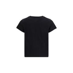 PINKO Black Cotton T-Shirt