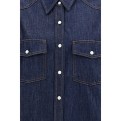 Khaite Blue Denim Shirt
