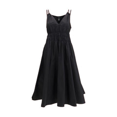 PINKO Black Cotton Casual Dress