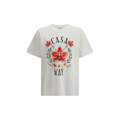 Casablanca White Cotton T-Shirt