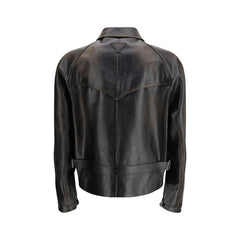 Prada Black Leather Jacket