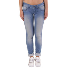 Met Blue Cotton Skinny Jeans