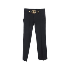 Gucci Black Viscose Dress Pants