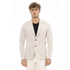 Distretto12 Beige Cotton Blazer