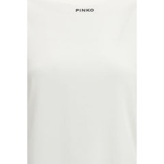 PINKO White Cotton T-Shirt