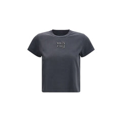 Alexander Wang Black Cotton T-Shirt
