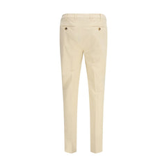 Brunello Cucinelli Cream Cotton Pants