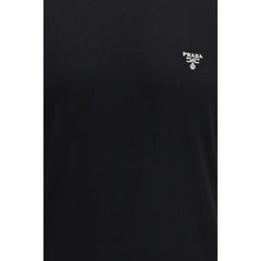Prada Black Fleece Wool T-Shirt