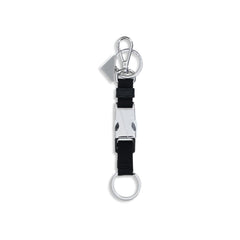 Prada Black Nylon Keychain