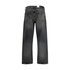 Sunflower Black Cotton Relaxed Fit Jeans